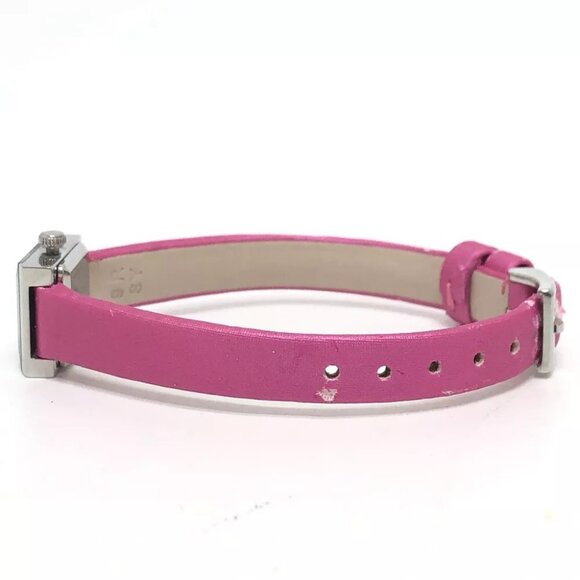 GUCCI Pink Shell Quartz Wristwatch Watch Wristwatch SS Silver/pink - Picture 4 of 12